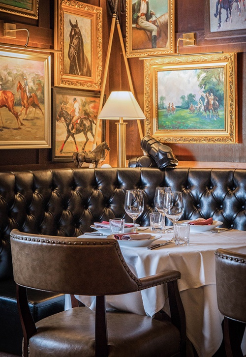The lush interior of Buenos Aires Polo Club